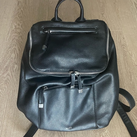 ALDO Black and Silver Backpack - Picture 2 of 11